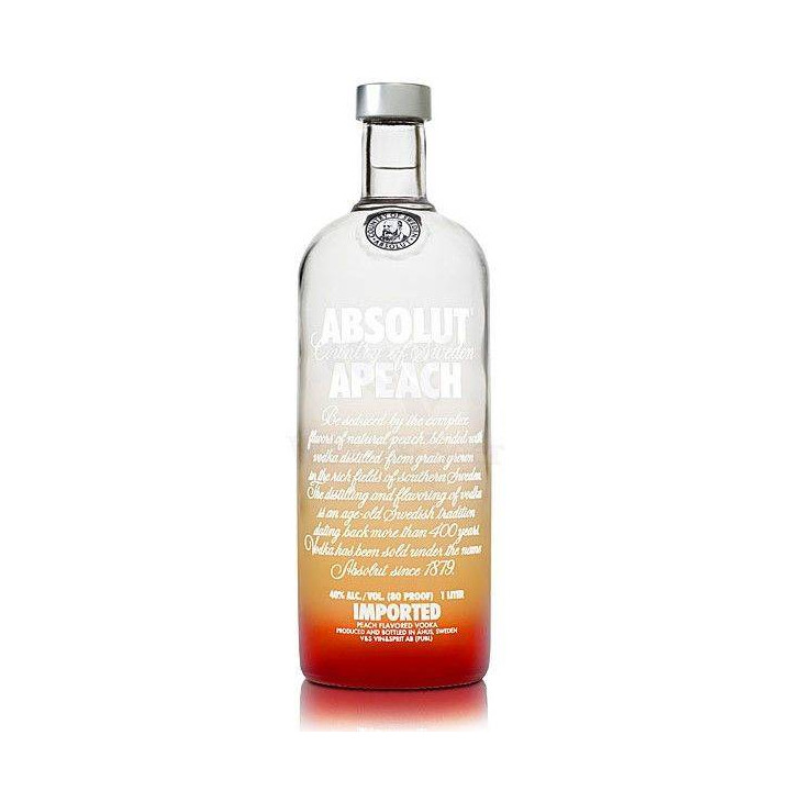 Vodka Absolut Apeach 1L