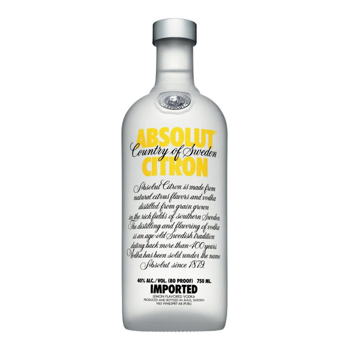 Absolut Vodka Citron 1L