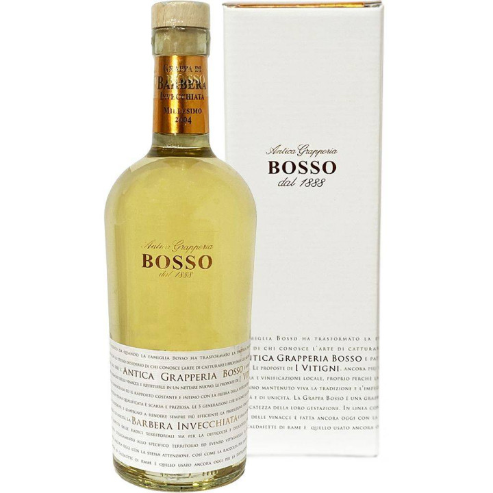 Grappa Bosso di Barbera Invecchiata - Linea Vitigni