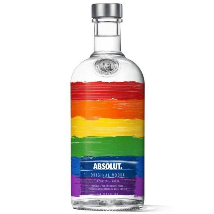 Vodka Absolut COLORS Rainbow Lim. Ed.