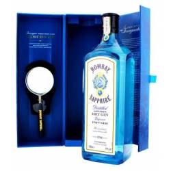 Bombay Sapphire Gin mit Linse 1L