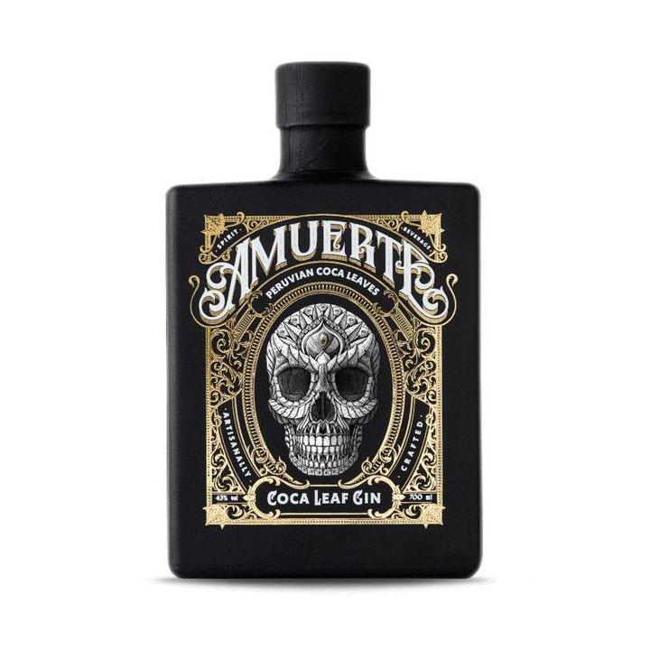 Amuerte - Coca Leaf Gin Schwarz